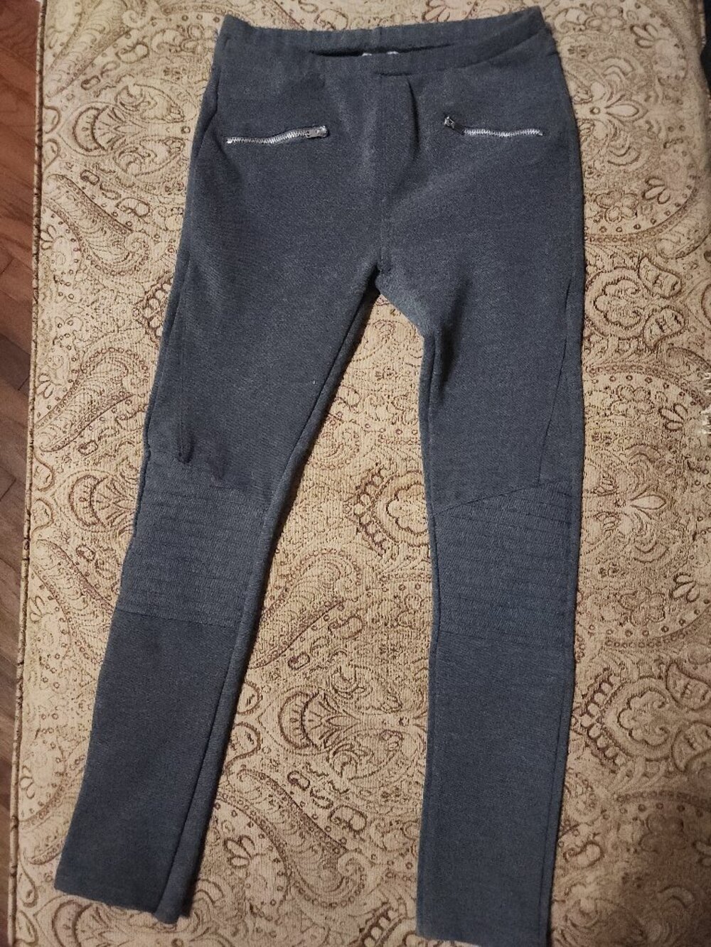 Zara Girls charcoal leggings